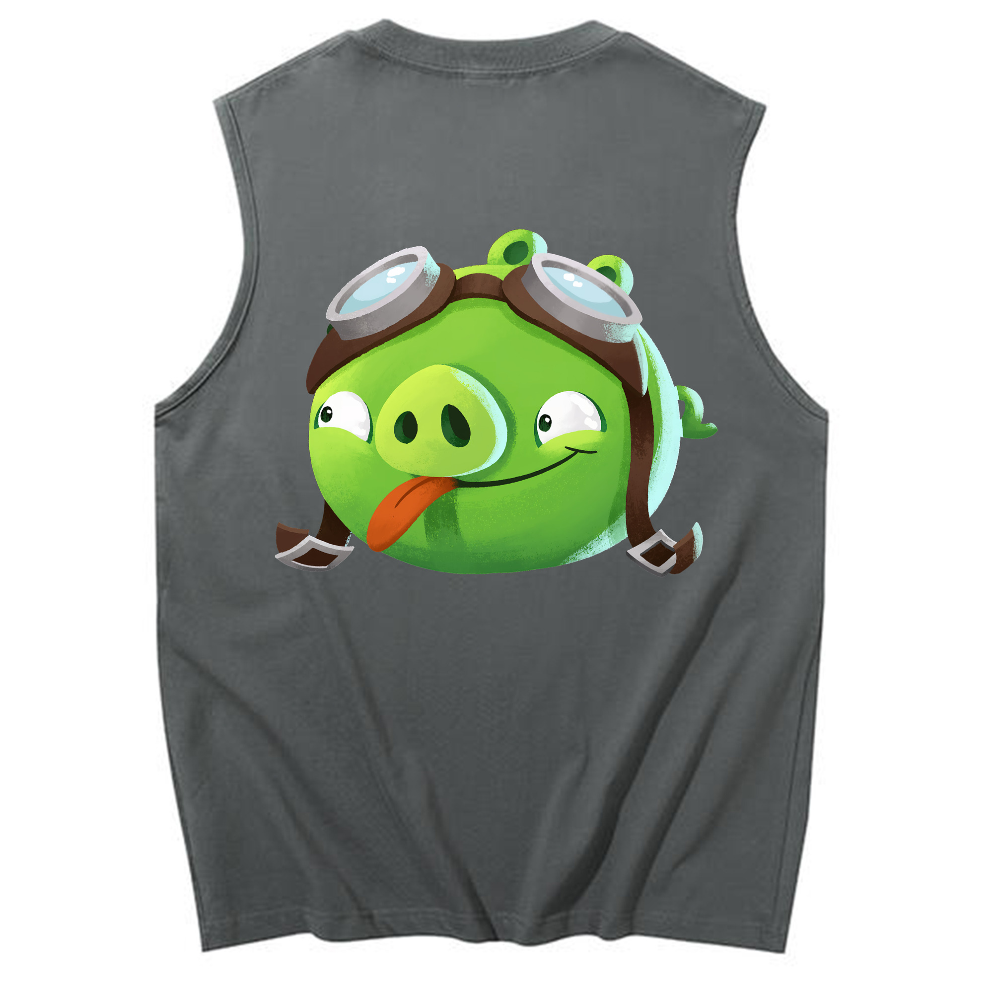 （画像用） Angry Birds アングリーバード コットン100％タンクトップ（背面プリント）
